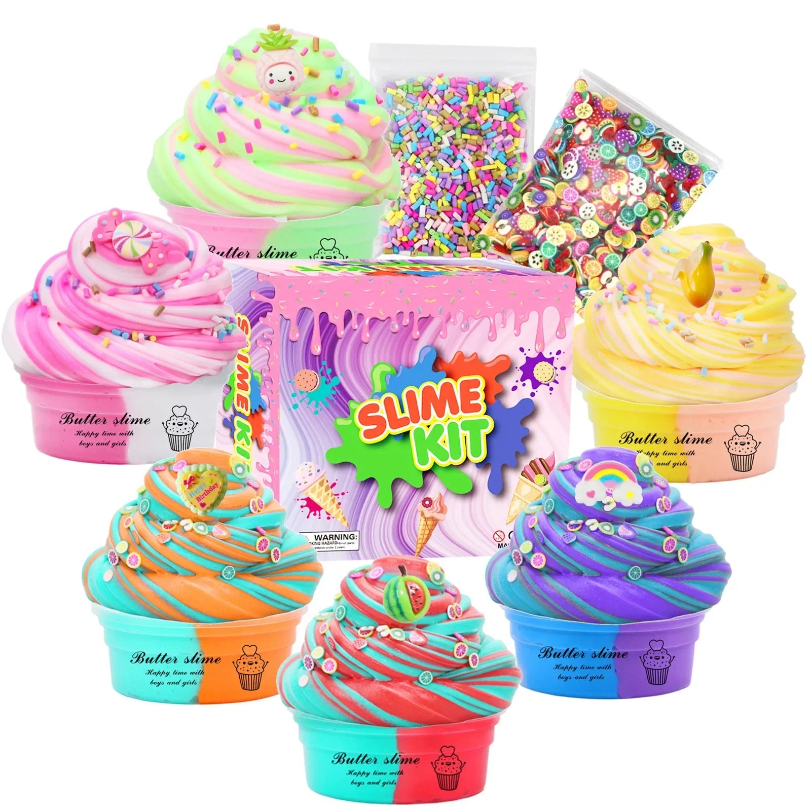 Cotton Butter Slime Set